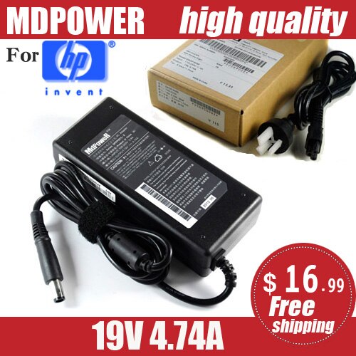 MDPOWER For HP 19V 4.74A 90W Laptop AC Adapter Charger Power Cord