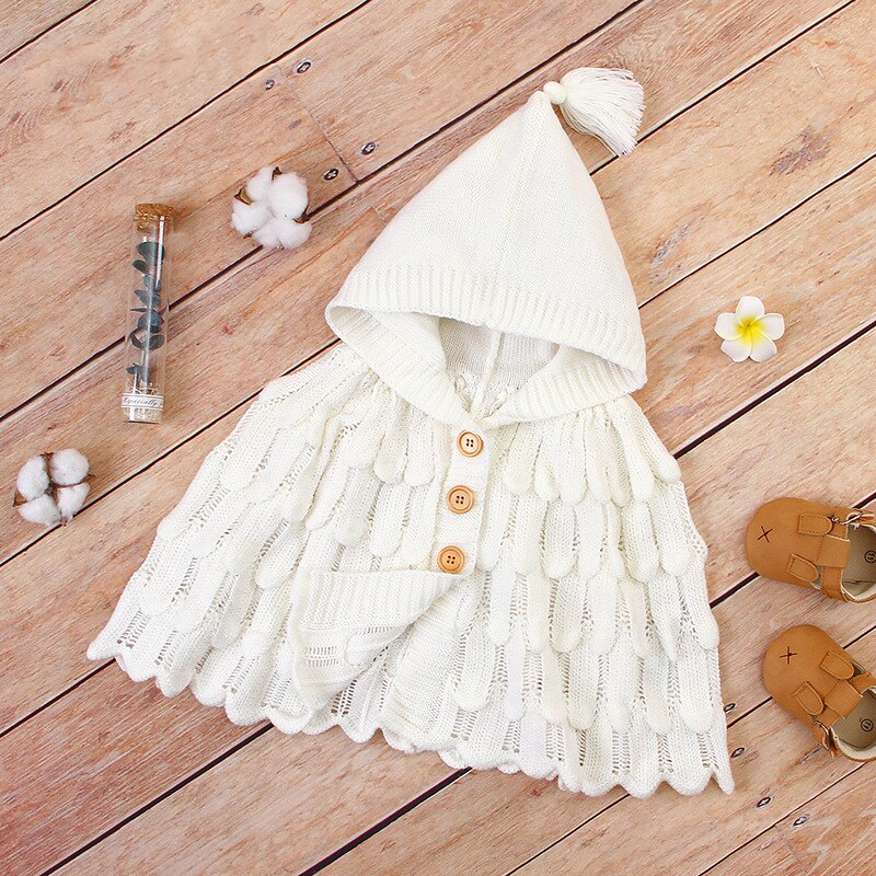 0-3T Pasgeboren Kid Baby Meisje Trui Herfst Winter Gebreide Mantel Leuke Zoete Vest Trui Mooie Knitwear Outfit: WHITE / 12m