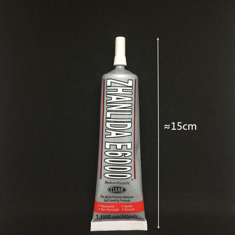 1Pcs 50ml DIY E6000 lijm E-6000 Transparante Super Lijm Rhinestone Crystal Glas Ambachtelijke Mobiele Telefoon