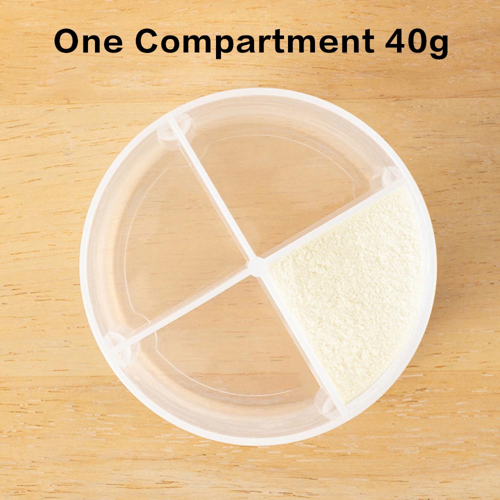 Baby Milk Powder Dispenser with Lid Portable Formula Milk Storage Containers Snack Box for Toddler Essentials Cereal Holder