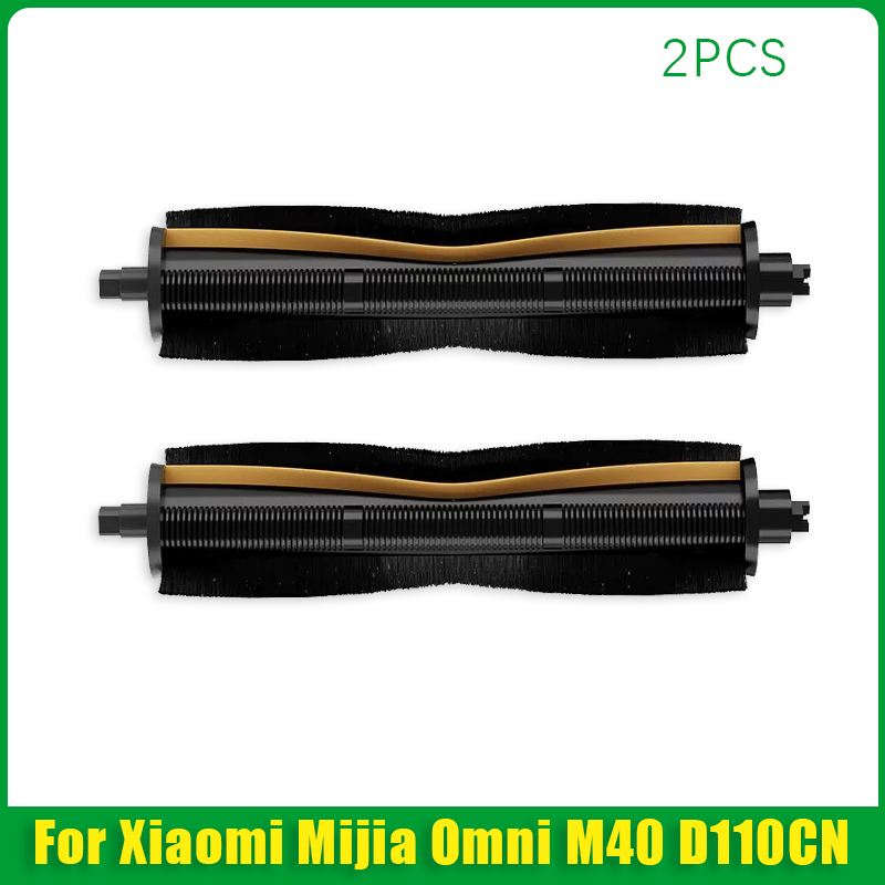Compatible For Xiaomi Mijia Omni M40 D110CN Replacement Parts Main Side Brush Hepa Filter Mop Cloth Dust Bag Accessories: Brown