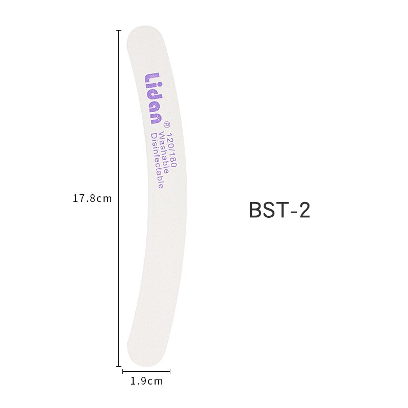 1 Pc biały dwustronna bufor robić paznokci diament pliku gąbki 100/180 polski blok profesjonalne szlifowanie narzędzia robić manicure robić paznokci lakier robić paznokci: F