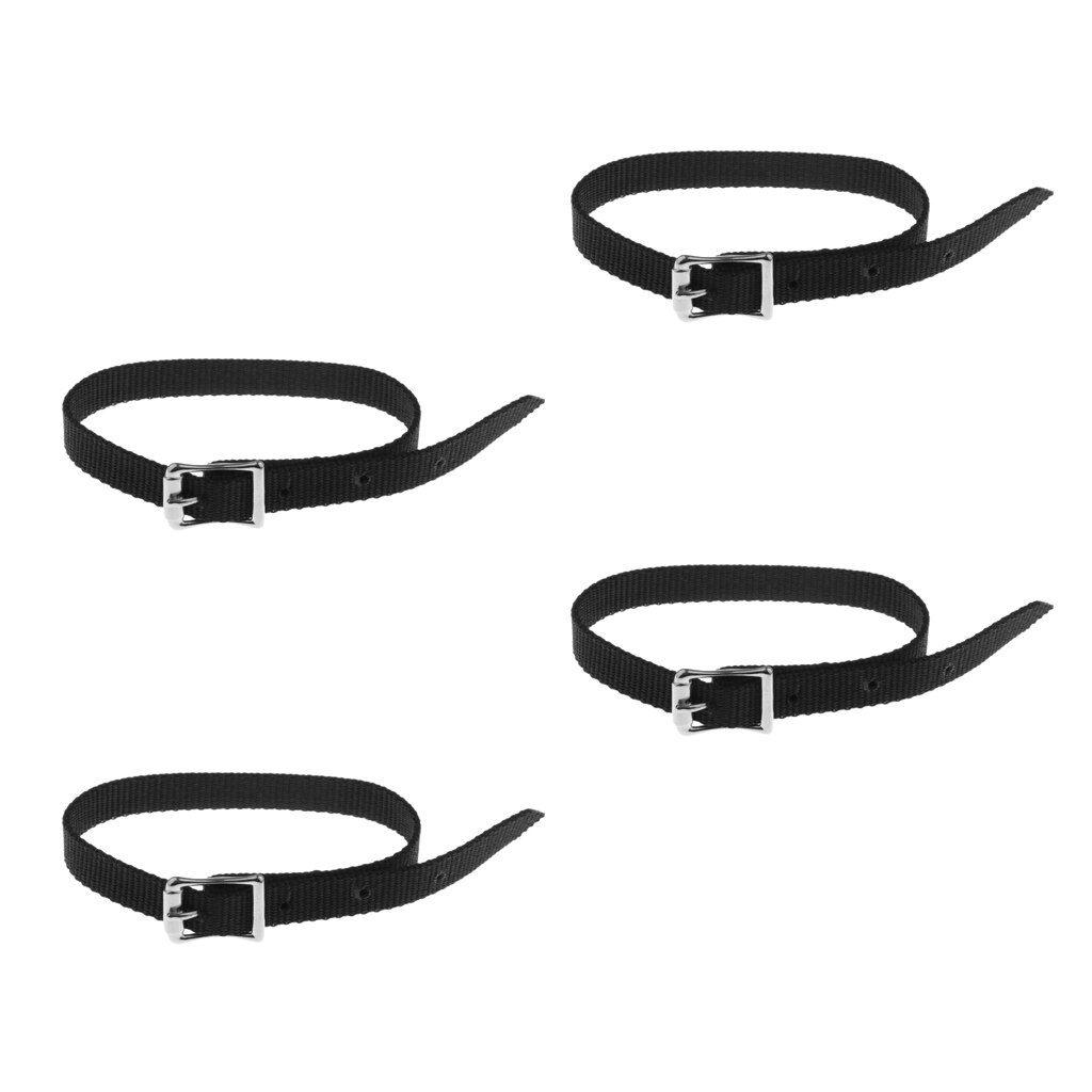 Durable 4 pcs 45cm Outdoor Riding Thickened Weaved English Spurs Straps Horse Riding Equestrian Equipment For Horse Rider