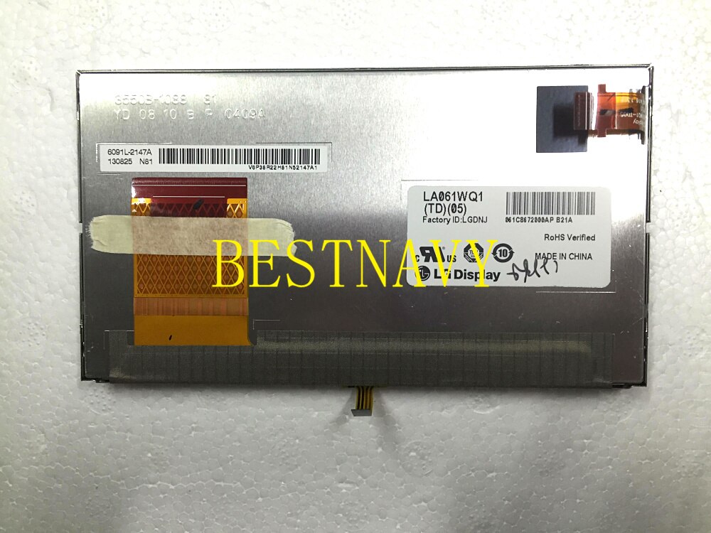 LA061WQ1(TD)(02) LA061WQ1-TD05 LA061WQ1-TD02 Original 6.1 inch LCD Display Screen 480*272 TFT for Camry