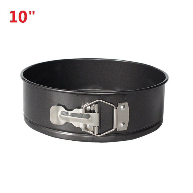 Carbon Steel Non-stick Springform Pan Cheesecake Pan Round Cake Pan Bakeware Cake Baking Moulds Kitchen Accessories: 10 inch
