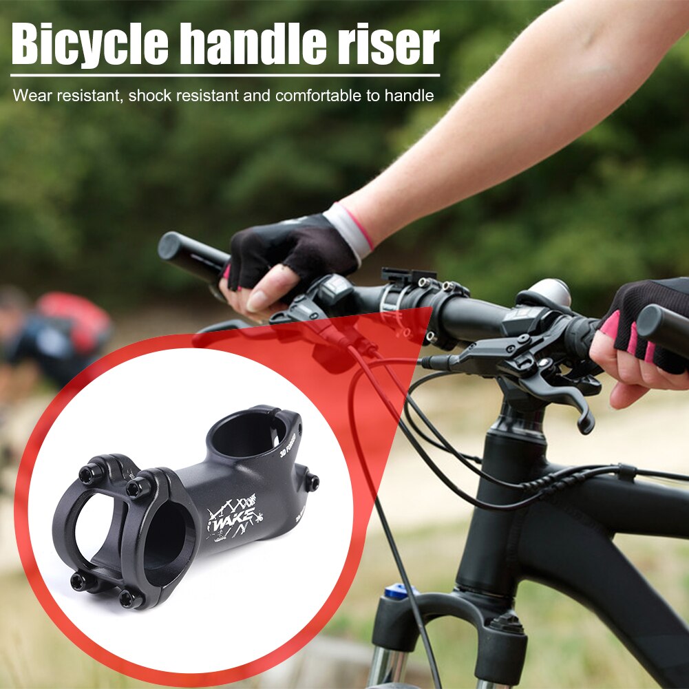 WAKE 25 Degree 31.8mm Mountain Bike Handlebar Stems Bicycle Cycling Parts Bicycle Stem Bike Replacement Accessories