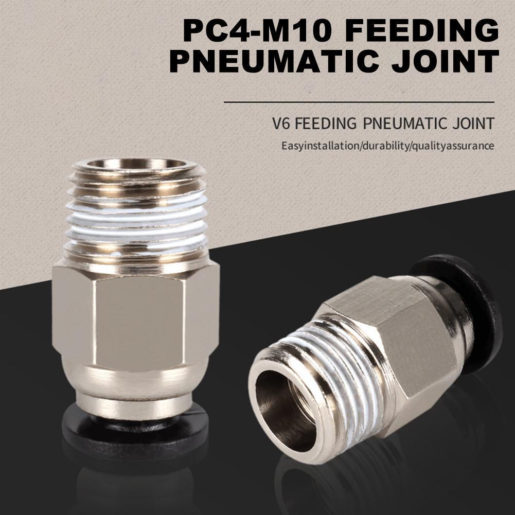 Stampante 3D ogidelen V6 pneumatica montaggio rapido connettore PC4 01 M10 per stampante 3D V6 1.75 e 3.0mm parte stampante 3D
