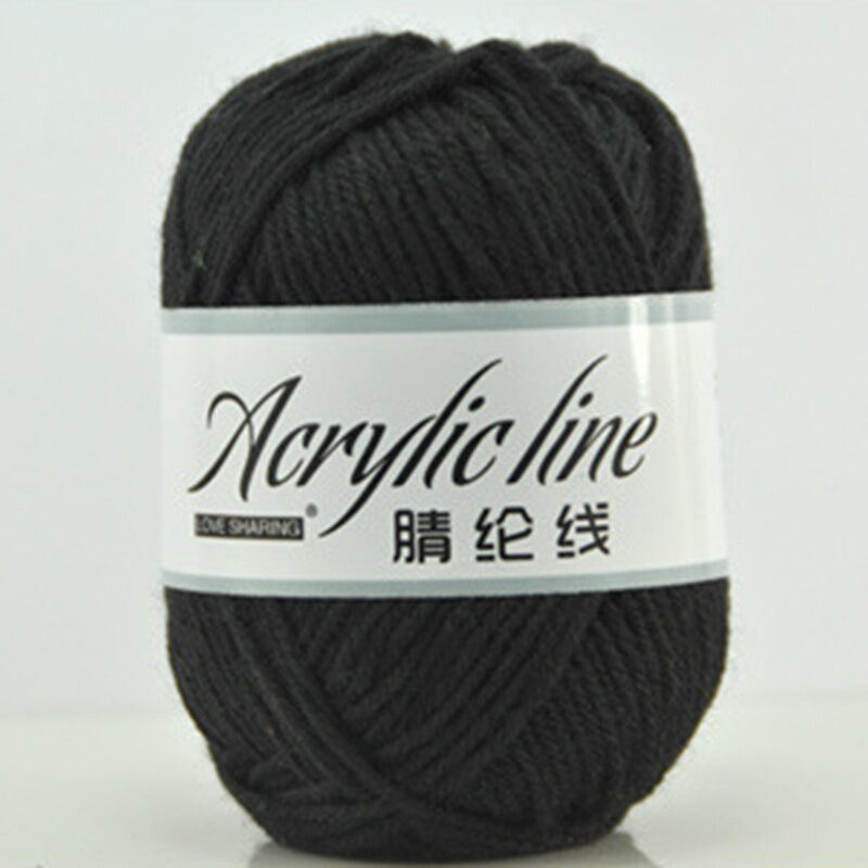 Tejer algodón de bambú Crochet suave hilo de lana de punto bebé 50g