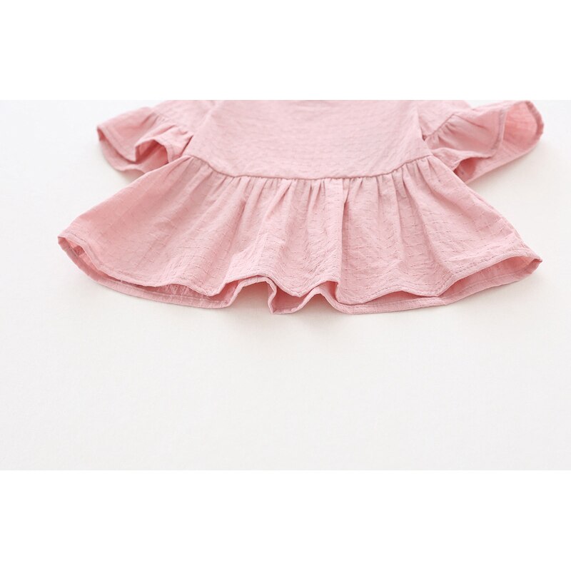 Meisjes t-shirt 4 kleuren zachte katoenen kinderkleding baby meisjes t-shirts peuter zomerkostuums casual meisjes t-shirts