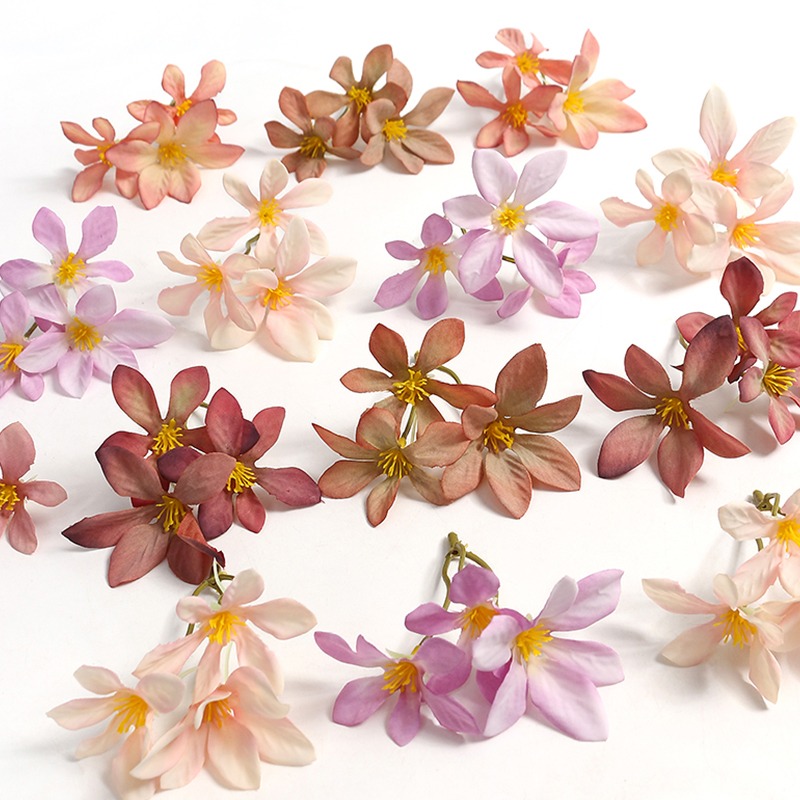 10/20 stk. kunstige blomsterhoder av tusenfryd bryllupsdekorasjoner blomster veggdekorasjon hjemdekor gjør-det-selv håndverk krans girlander tilbehør