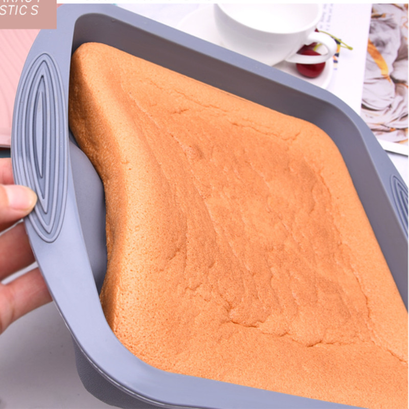 Moldes de silicona para hornear, molde para pastel redondo estriado, formas antiadherentes para bollos de gelatina, molde para pan