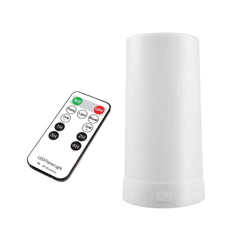 LED Flame Effect Light Bulb USB Rechargeable Battery Operated Flame Bulb Lamp: B