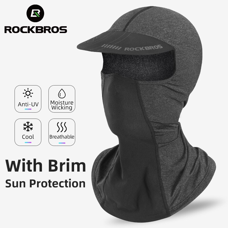 ROCKBROS – cagoule Anti-UV en soie pour hommes et femmes, Protection contre le soleil, cyclisme, glace, moto, pêche, Sport en plein air, été