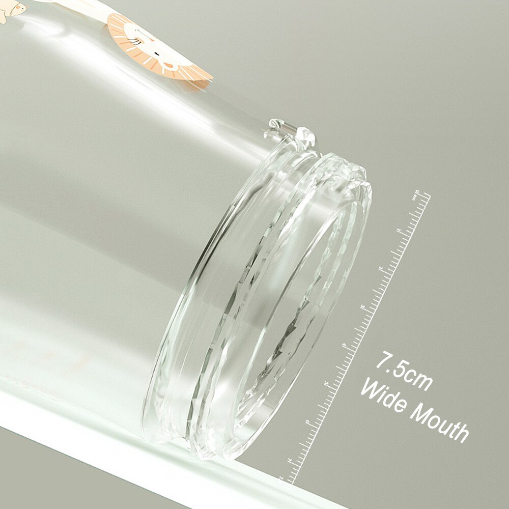 260ml bébé biberon enfants apprennent bouteille d'eau potable dessin animé bébé tasse paille poignée bouteille bébé alimentation fournitures
