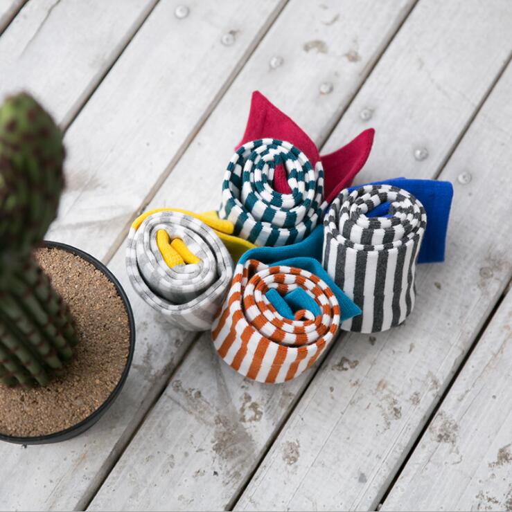 Ragazze collant colore lotta gessato cotone ghette dei bambini