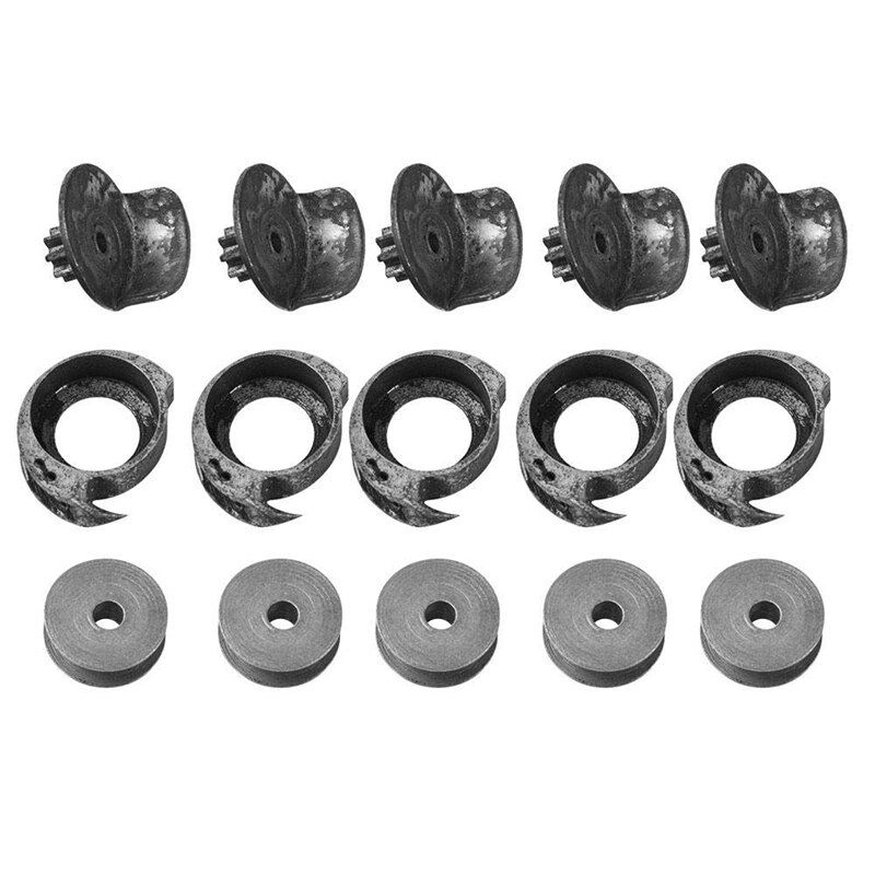 5 set/lote juego completo de carrete bobina lanzadera Pitman Rod para la costura del zapato reparación de piezas de la máquina