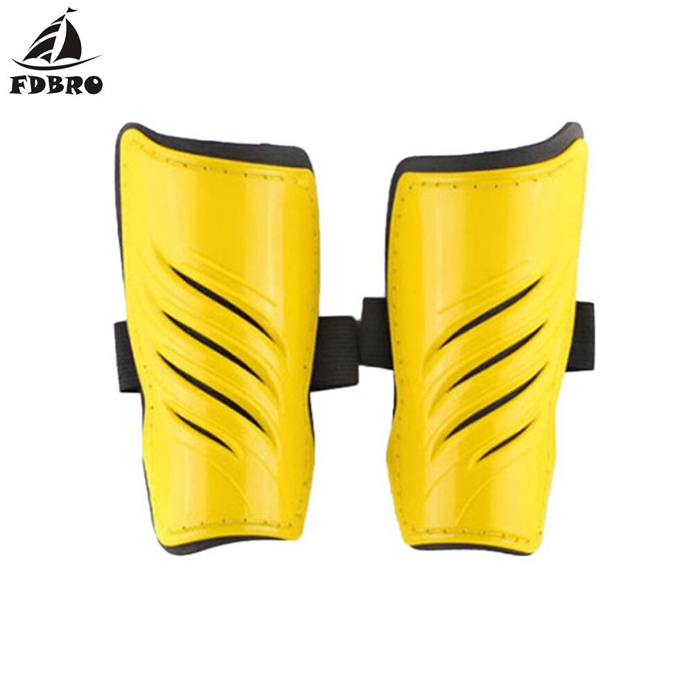 FDBRO 1 Pair Sports Safety Shin Guard Soccer Children's Leg Shields Football Leg Support Protector Shin Pads Breathable: YELLOW