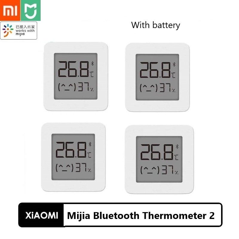 Najnowszy termometr XIAOMI Mijia Bluetooth 2 bezprzewodowy inteligentny elektryczny termometr cyfrowy higrometr praca z aplikacją Mijia