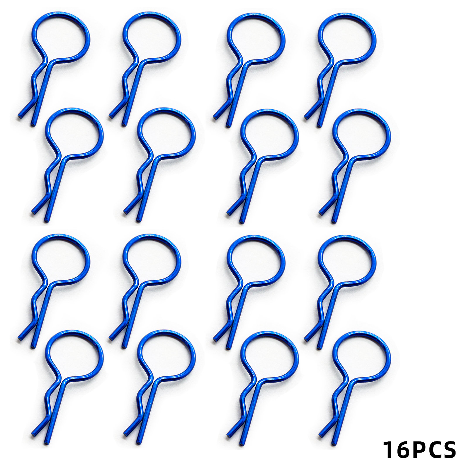 RC Car Body Clip Set – 4 Halterungen + 4 Clips Für 1/5 & 1/8 Modelle, Alu/Stahl, Orange, Passend Für Traxxas, Axial, HSP U.v.m.