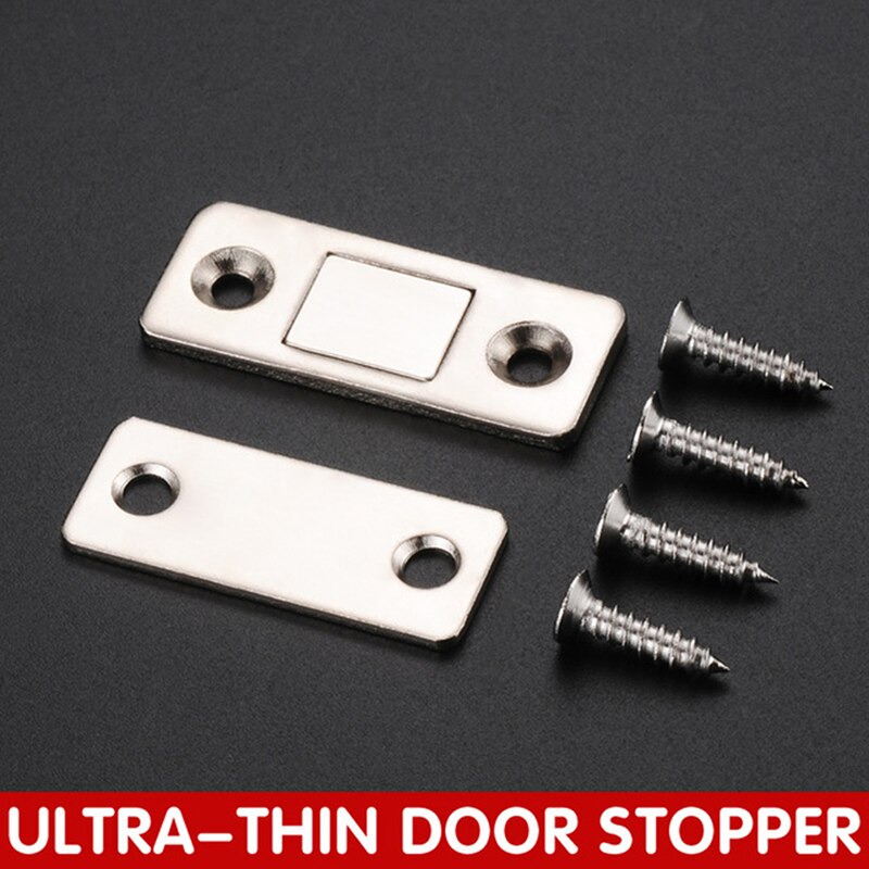 2 szt. magnetyczny silny samozamykacz drzwi drzwi magnetyczne zatrzask zatrzask dla szafka ultra cienka