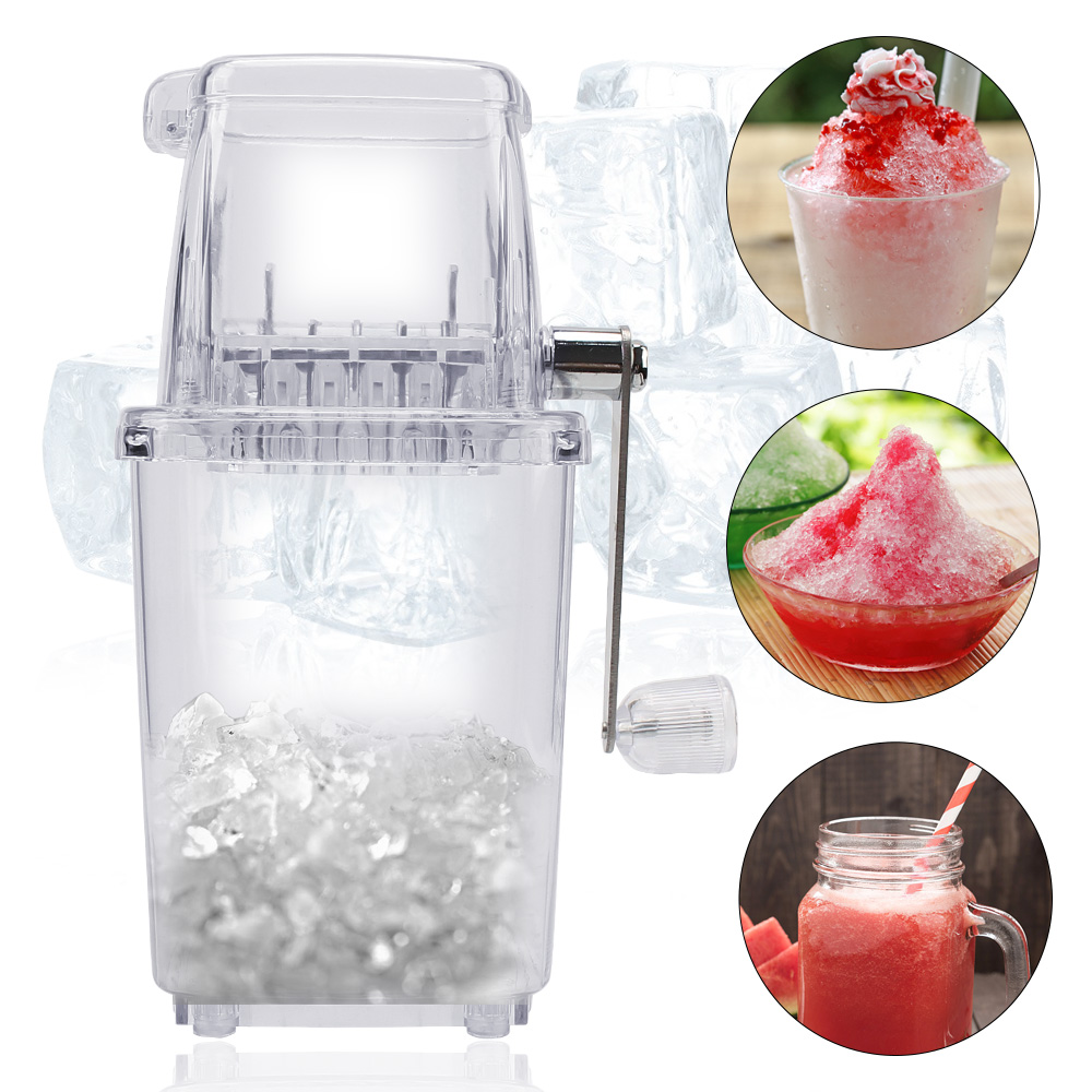 Máquina de hielo raspadora Manual multifunción, trituradora de hielo portátil, herramientas para el hogar, barra de cocina, capacidad de 1,25 l