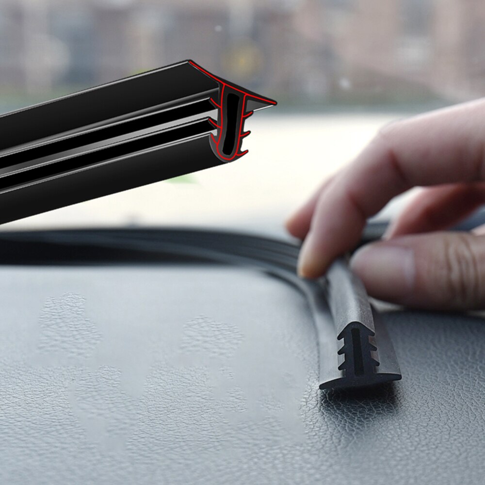 1,6 M Armaturenbrett Abdichtung Streifen Universal- Auto Windschutzscheibe Schalldichte Dichtstoff Auto Gummi Dichtungen Auto Tafel Dichtung Innen Zubehör