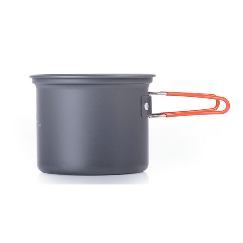 Outdoor Camping 4 In 1 Picknick Pot 2-3 Persoon Draagbare Camping Pot Set Bergbeklimmen Pot Picknick Pot Set