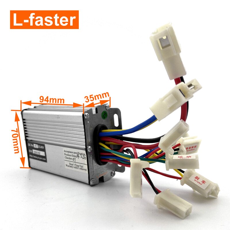 48V 1000W Elektrische Fiets Borstel Dc Motor Controller 36V MY1020 Motor Vervanging Control Box Voor Escooter Fiets