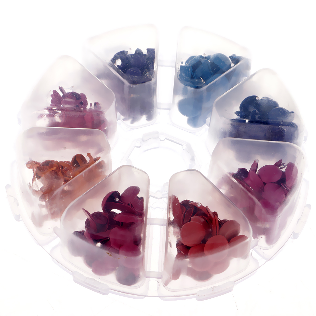 200pcs Mixed Brads Split Pins Paper Fasteners Scrapbooking Decor Card Making