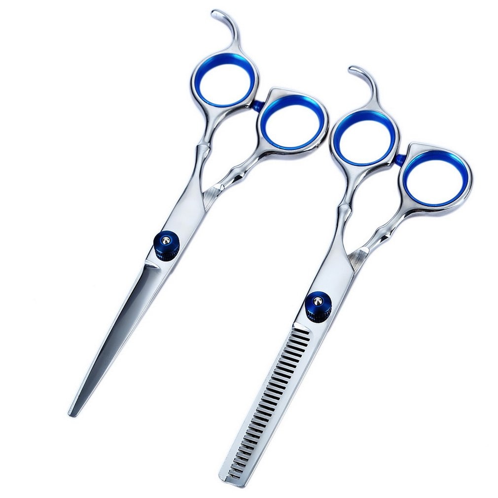 6 feet hair scissors cut hair cutting salon scissor barber thinning shears hairdressing scissors: tooth flat scissors