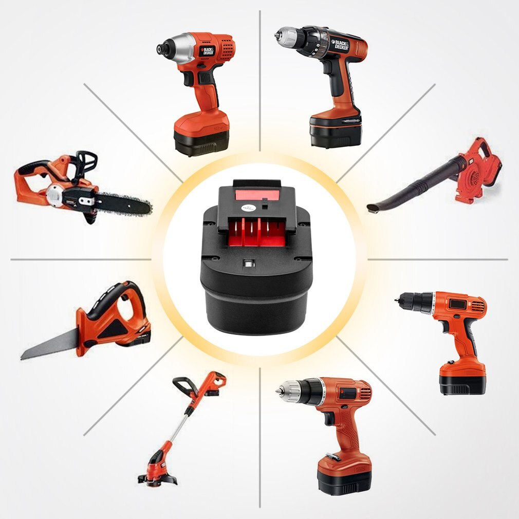 12V 3000mAh HPB14 Battery Compatible with Black & Decker HPB14 FSB14 FS140BX BD1444L HPD14K-2 CP14KB Cordless Power Tools