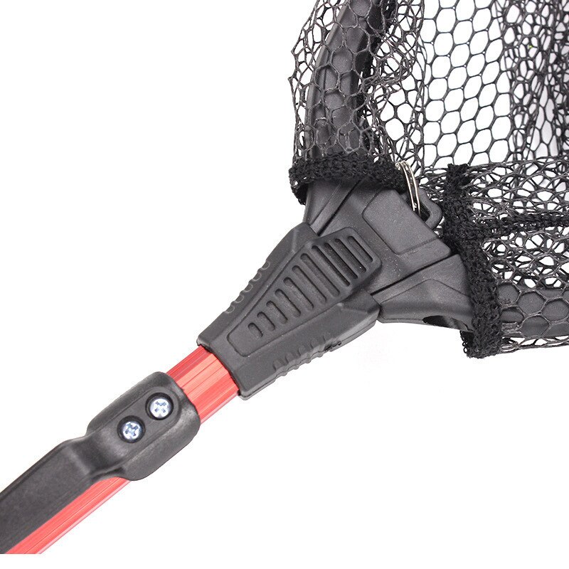 Aluminum Alloy Retractable Fishing Net Long Handle Telescopic Fish Catching Landing Nets Gear For Fly Fishing