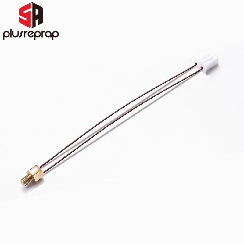 Cartucho de termistor atornillable M3 100K NTC 3950 1% para extrusora de impresora 3D Mk8 V6 Volcano CR10 M3 Hotend
