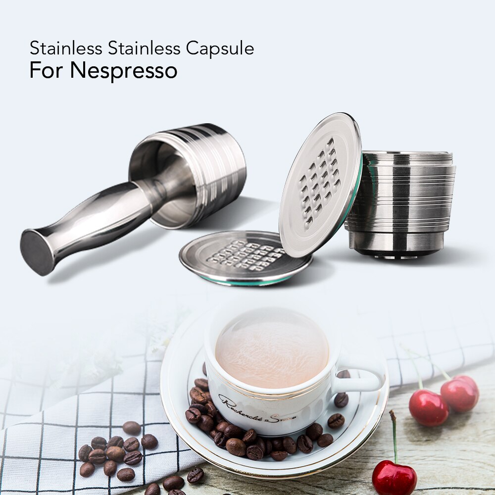 Nespresso Rvs Hervulbare Capsulas Druppelaar De Cafe Recargables Nespresso Hervulbare Koffie Capsule Cup Voor Nespresso