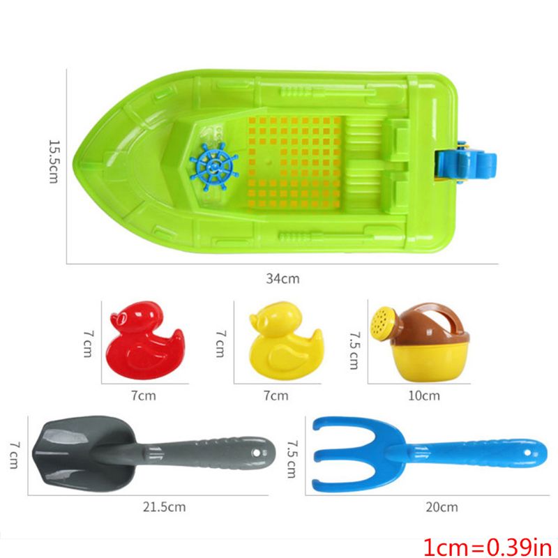 1 Set Beach Toys for Kids Baby Children Playing Game Sand Mould Cartoon Bucket Pail Children Sandbox Set Kit Toys: I