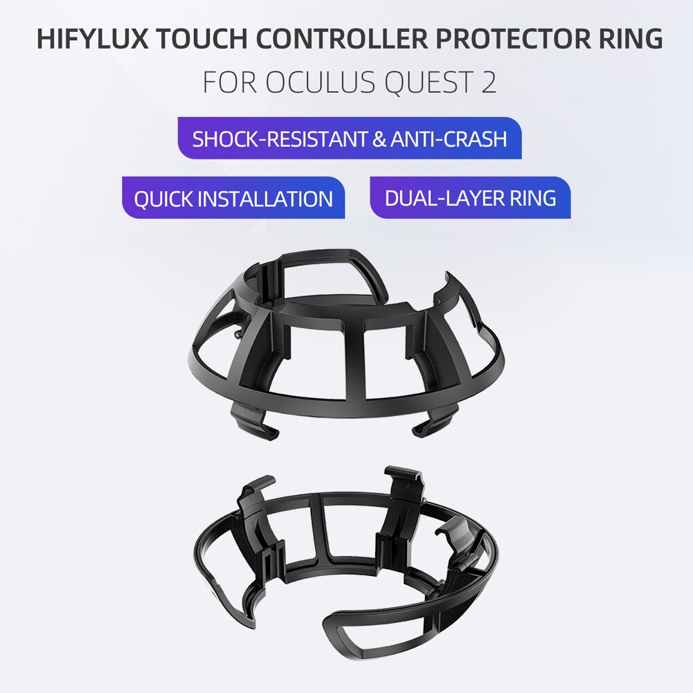 Vr Controller Fixer Bumper Voor Oculus Quest 2 Handvat Bumper Guard Cover Grip Anti-Collision Bescherming Frame Voor Oculus quest 2