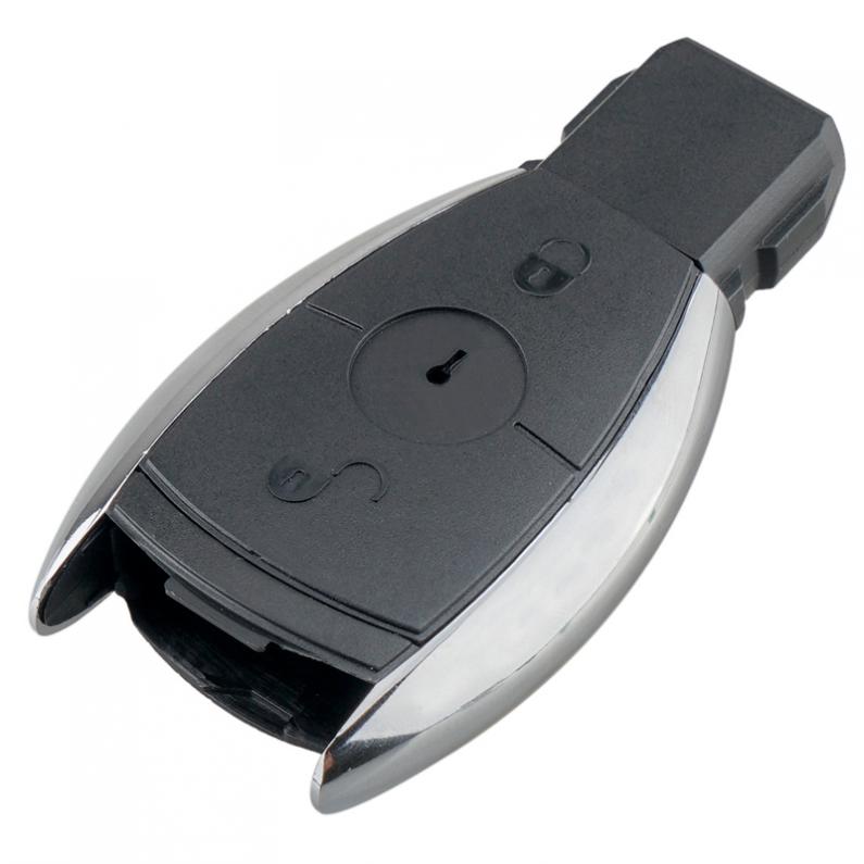 2 botões de substituição da carcaça de controle remoto chave do carro automático apto para mercedes benz w203 w204 w211 mbks18