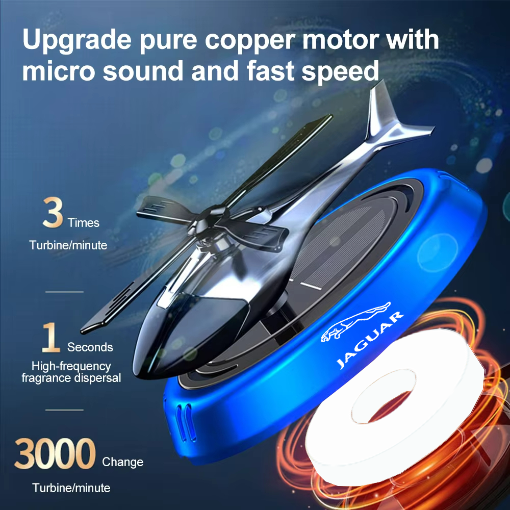 Solar Aromatherapy Car Air Freshener Alloy ABS Aroma Diffuser for Jaguar XF XE XJ F-PACE F-TYPE X760 X260 X761 Car Accessories