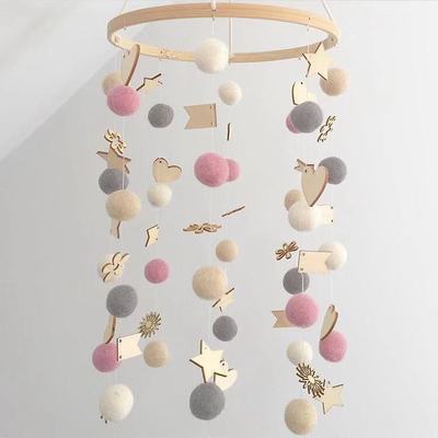20cm * 60cm diy macaron cor bola de cabelo decoração banner decoração do quarto do bebê cama pára-choques crianças festa bolas crianças meninas decoração do quarto: B