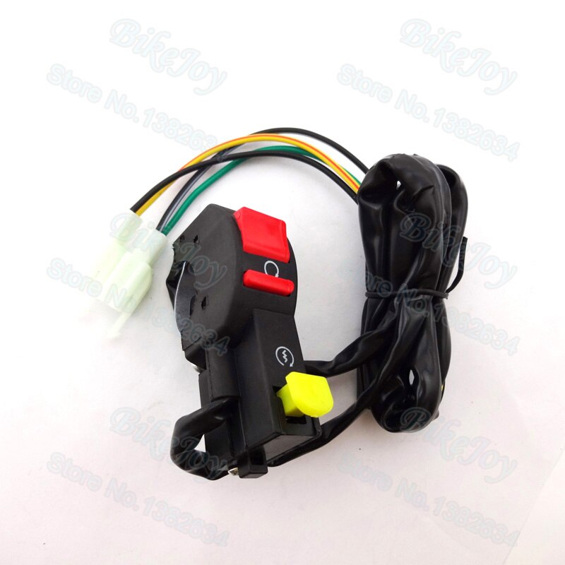 Universal Electric Kill Start Switch 4 Wires 50cc-250cc Pit Dirt Bike ATV Quad Motor Moped Buggy Scooter Motorcycle Motocross