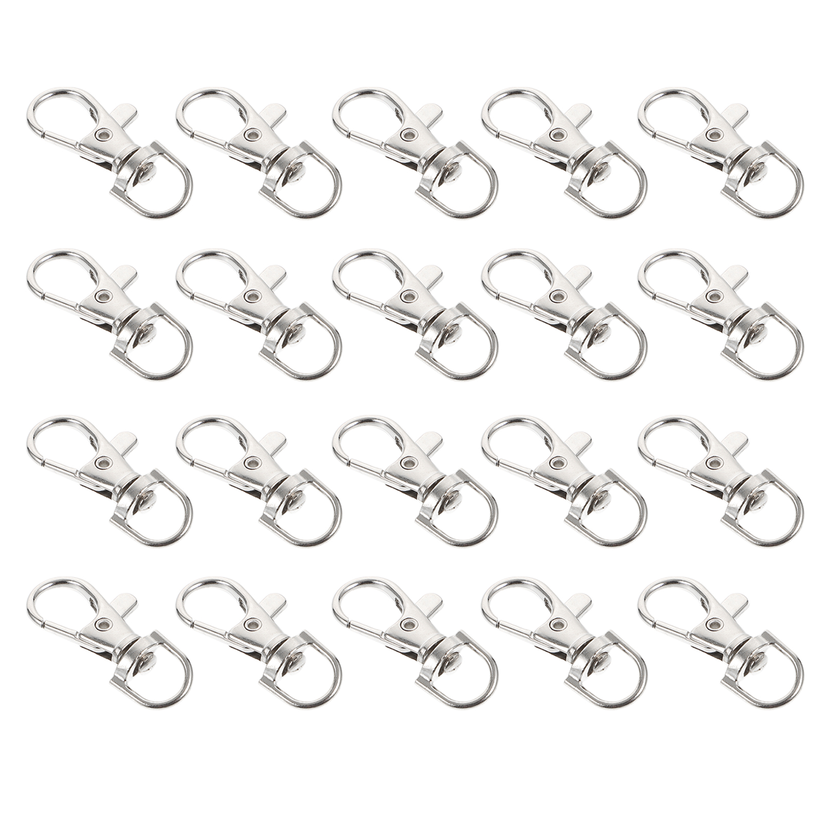20pcs Bird Cage Locks Stainless Steel Locks Pet Bird Cage Door Buckle Lock