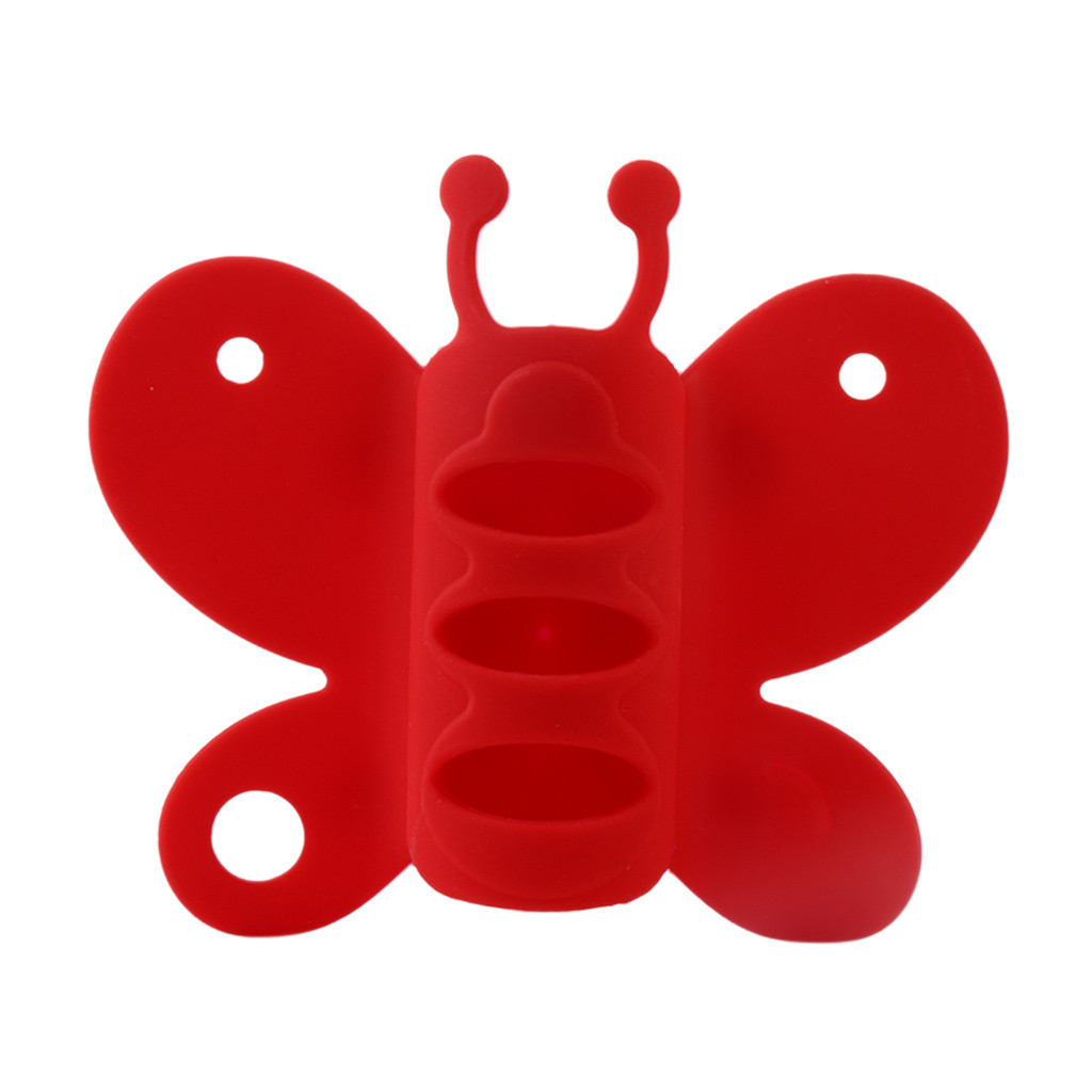 Badkamer Sterke Attachable Siliconen Douchekop Houder Beweegbare Beugel Krachtige Zuig Douchestoel Chuck Houder Zuignap: Red 