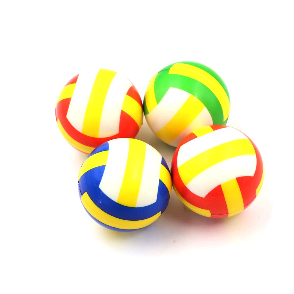 4 stilarter anti-stress legetøj jumbo blød fodbold basketball volleyball squishy langsomt stigende klem sjov squishies legetøj voksen kid drenge: 760