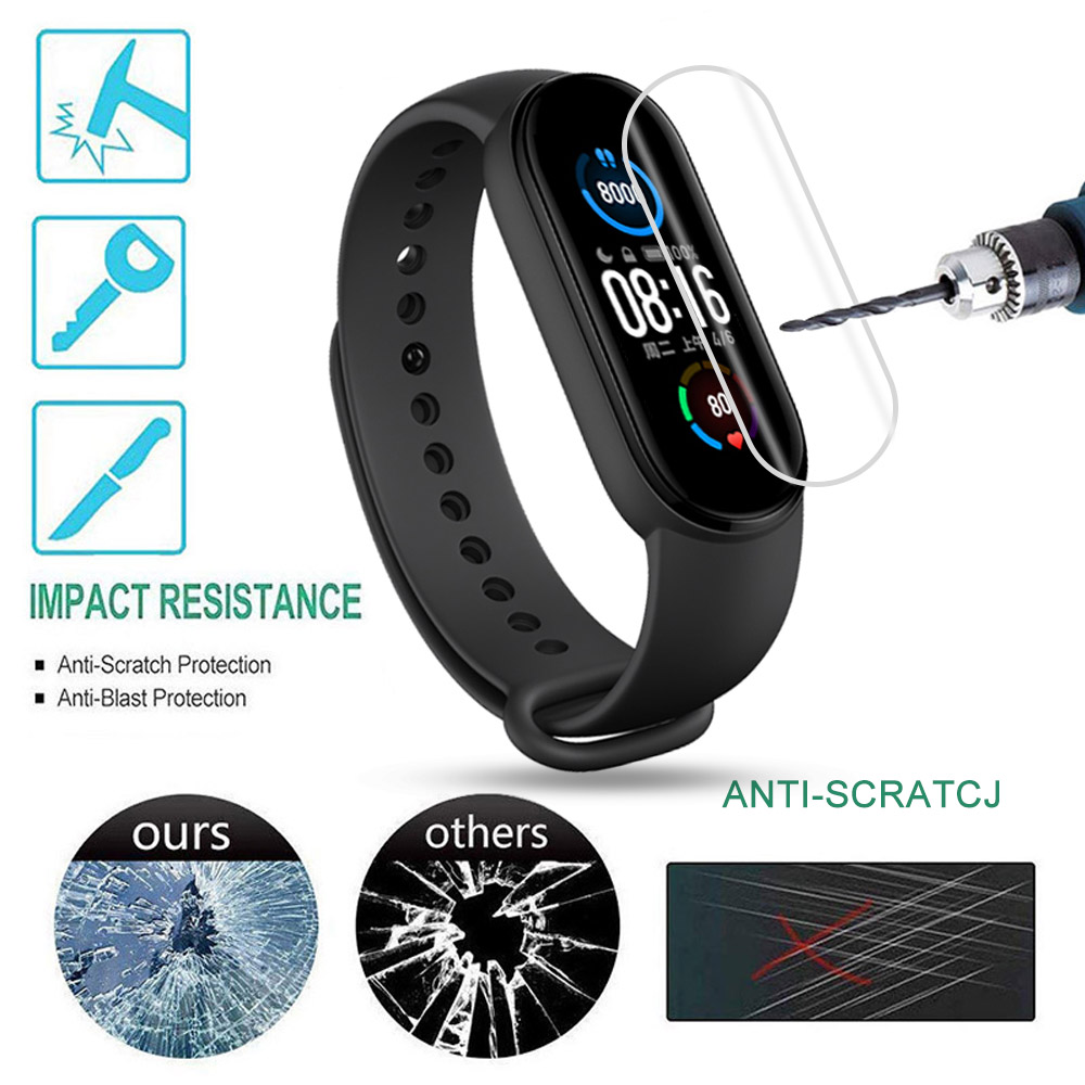 Protectoare moi hidrogel pentru ecran pentru xiaomi mi band 6 5 4 3 folie protectoare bratara ceas inteligent accesorii xiaomi miband