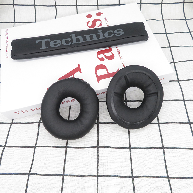Almohadillas para auriculares RP DJ1210, almohadillas para los oídos de RP-DJ1210, almohadillas de repuesto para auriculares, almohadillas para los oídos, espuma de esponja de cuero PU