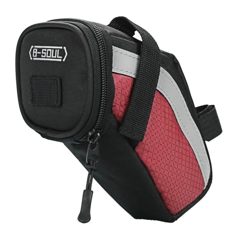 Bike Fiets Bag Voor Tube Frame Telefoon Waterdichte Fiets Tassen Driehoek Pouch Frame Houder Fiets Accessoires: red