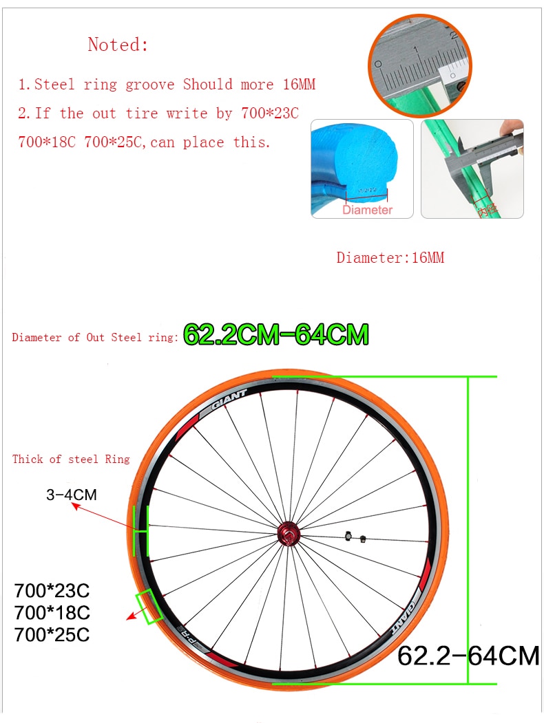 Solid Tyre 700X23c Bicycle Dead Tires Road Bike Tyres Fixed Gear Bike 700C 25/18C Anti Puncture Proof Inflation Free Inflatable