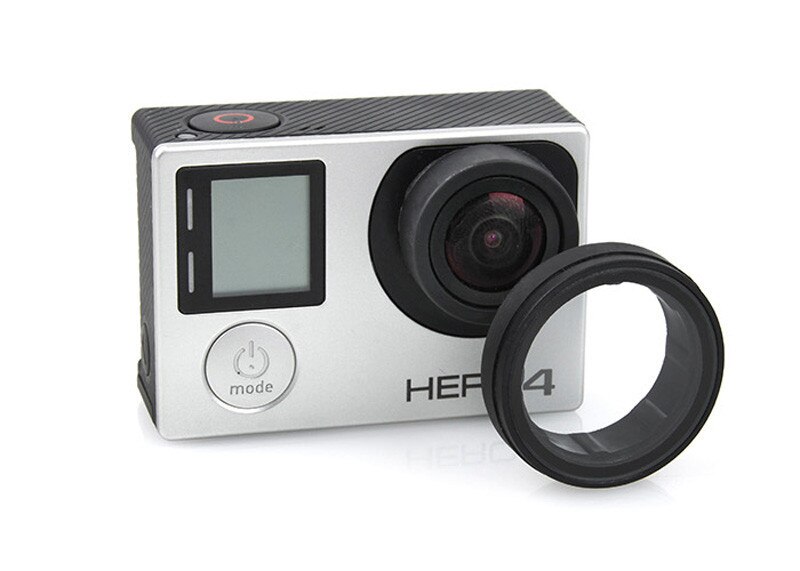 Filtro Protector de lente UV + funda protectora estándar para Gopro Hero 3 3 + 4, accesorios