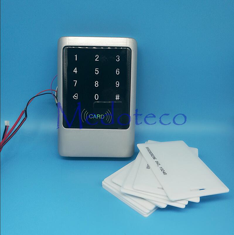 IP65 Waterproof Metal Rfid Access Controller 125Khz EM Card Access Control Outdoor Touch keypad Access Control System: Thick card