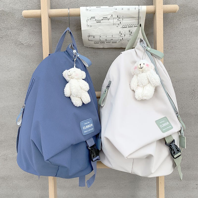 Mochilas escolares de nailon para chicas adolescentes, bolsos de hombro de viaje para ordenador portátil, mochilas para estudiantes universitarios,